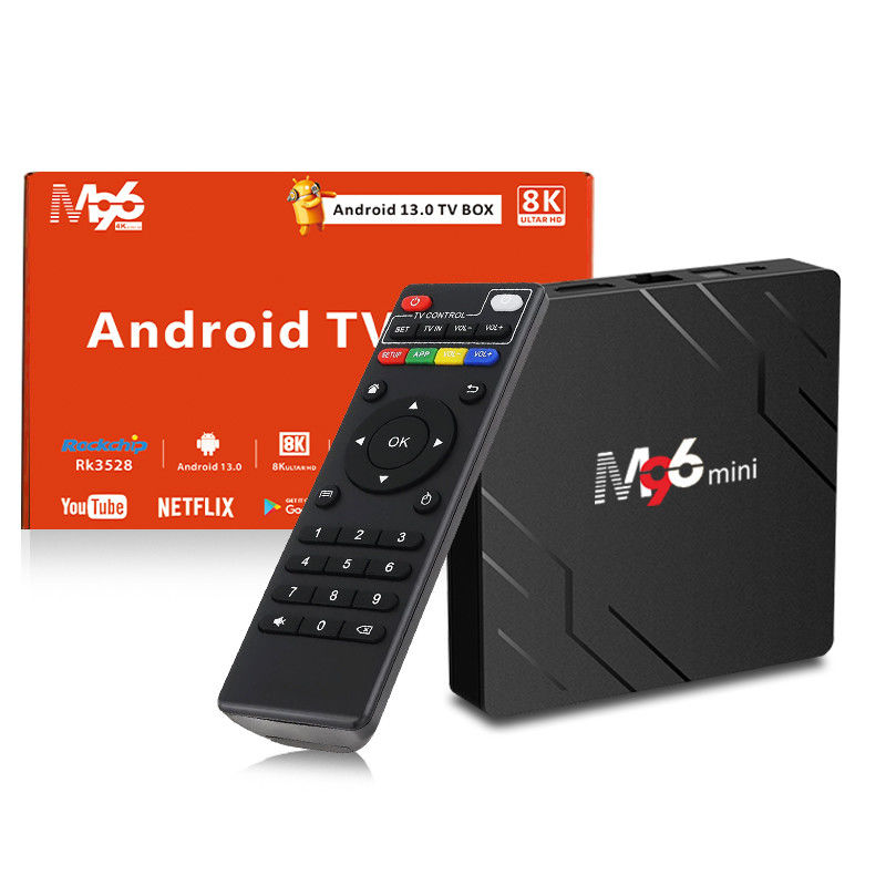 Durabile Smart TV Box M96 Mini H.265 4K 75fps 10 Bit 2.4G 5G BT5.0WIFI6