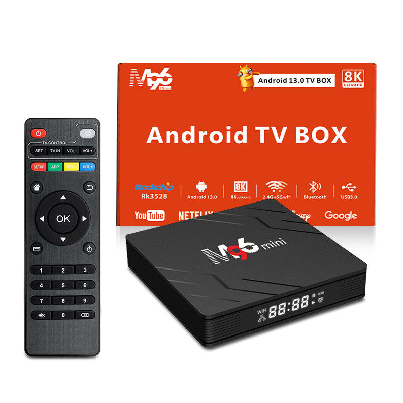 Durabile Smart TV Box M96 Mini H.265 4K 75fps 10 Bit 2.4G 5G BT5.0WIFI6