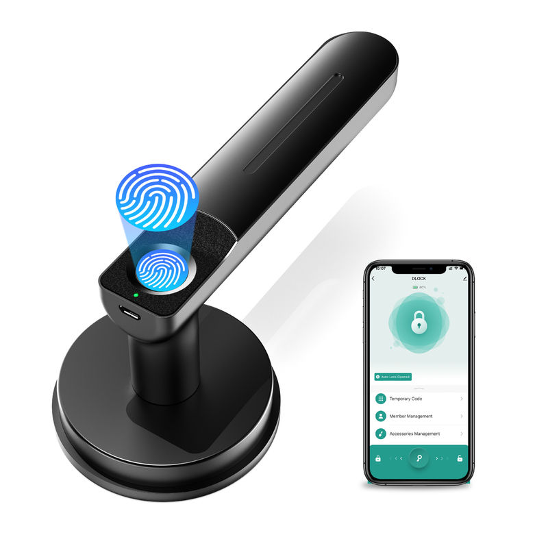 Funzione Smart App, serratura porta impronta digitale, serratura porta camera senza chiavi per camera da letto / ufficio